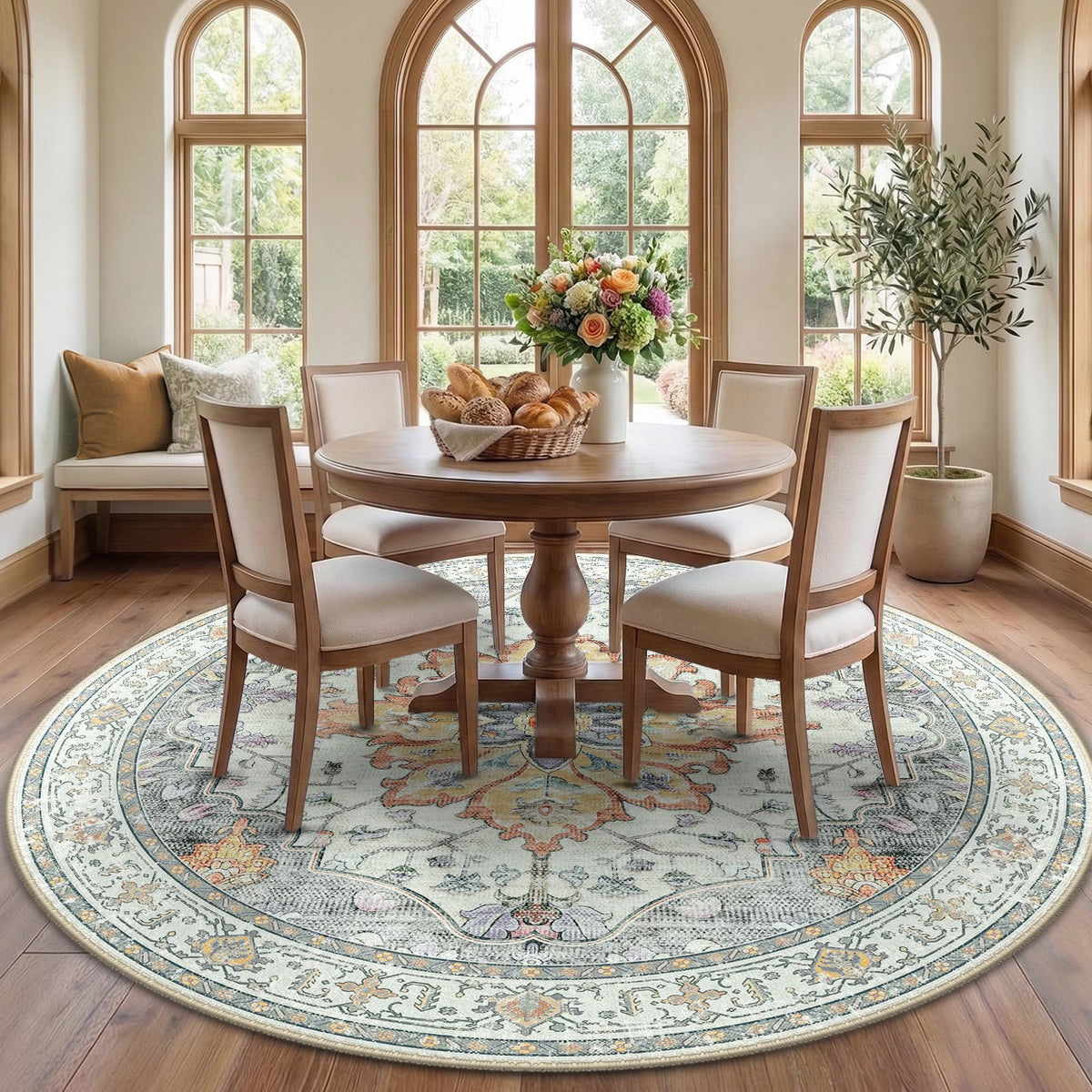 RELEANY Washable Area Rug