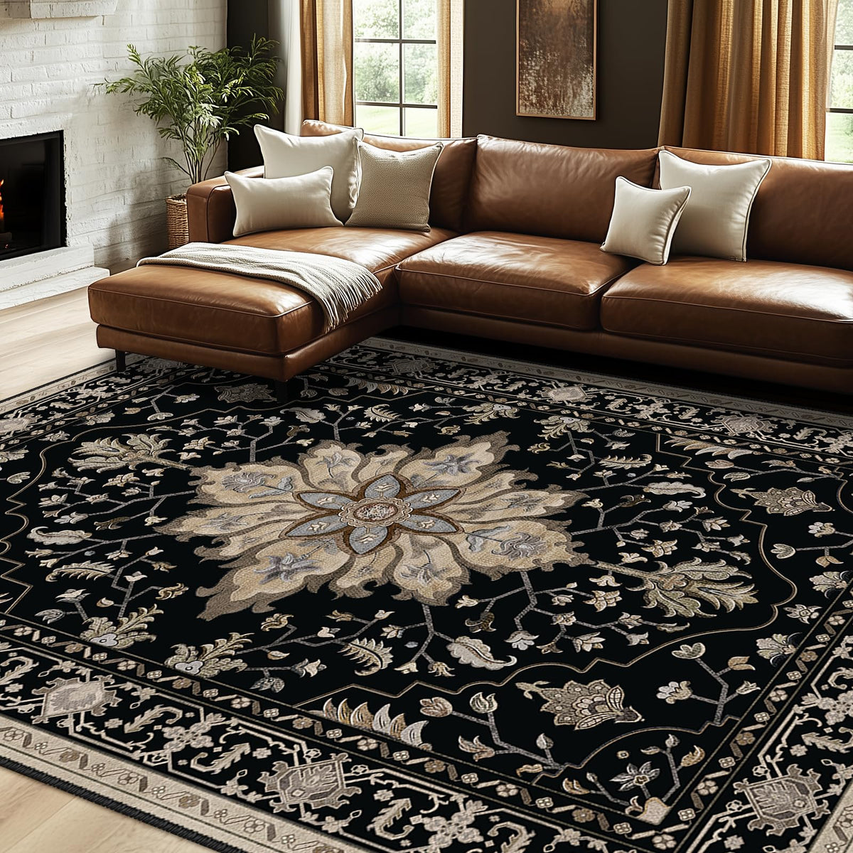 RELEANY Washable Area Rug