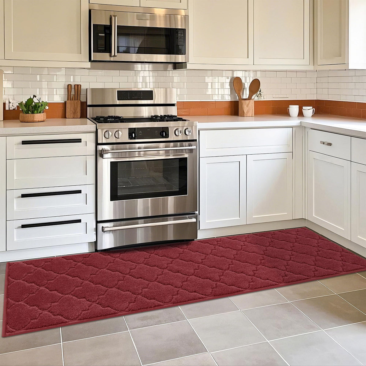 COSY HOMEER Absorbent Non-Skid Kitchen Runner Mat