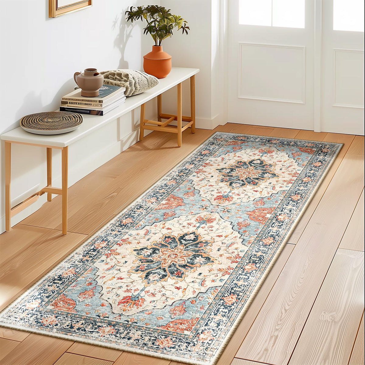 RELEANY Washable Area Rug