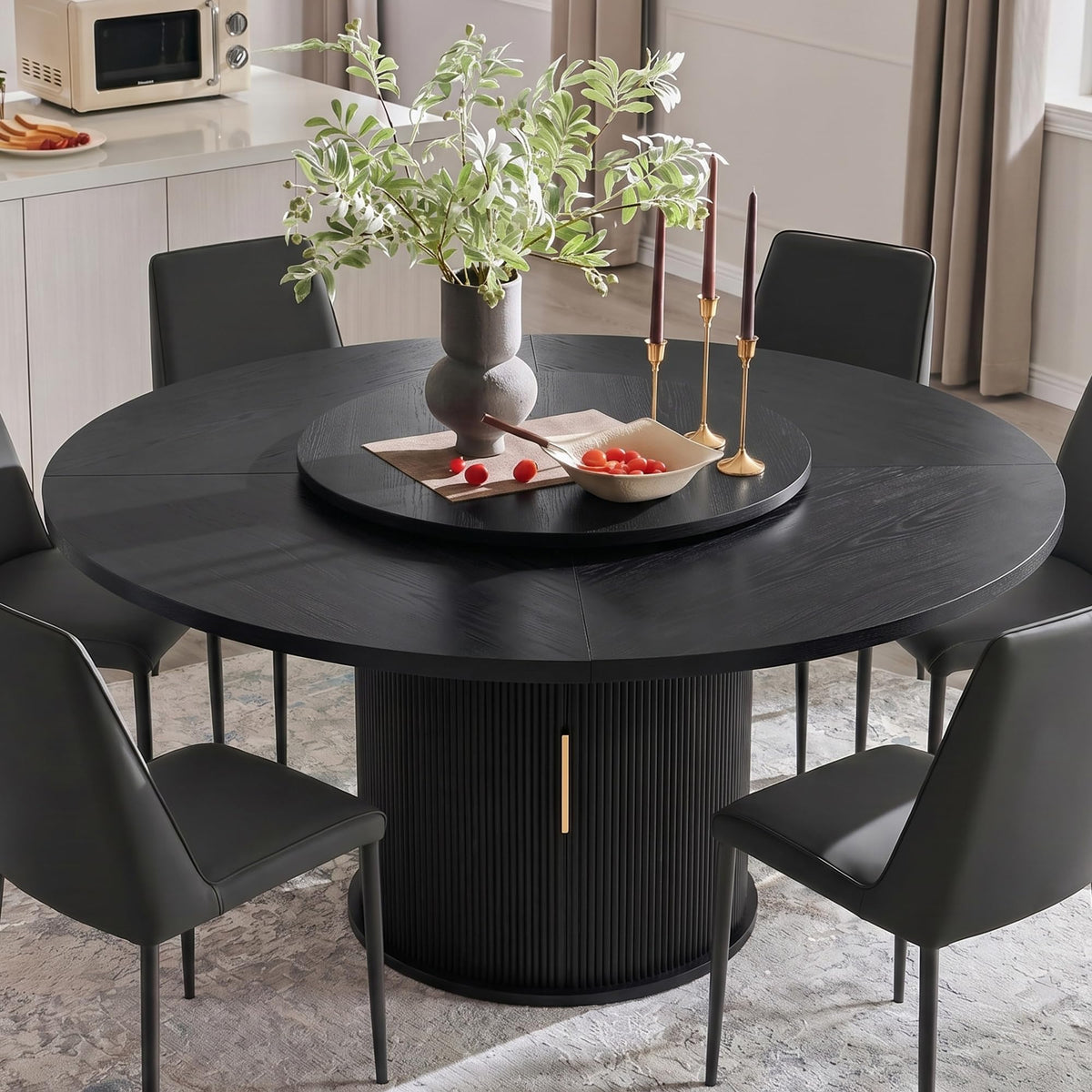 Andehomy Round Dining Table-W1162