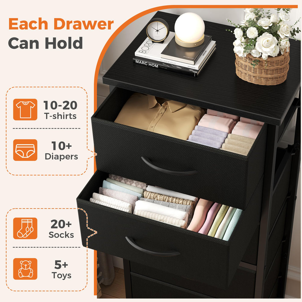 Sweetcrispy Nightstand Bedroom Dresser
