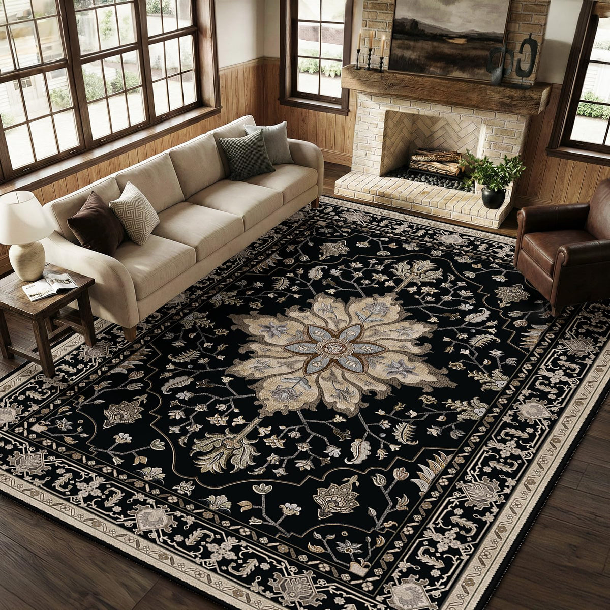 RELEANY Washable Area Rug