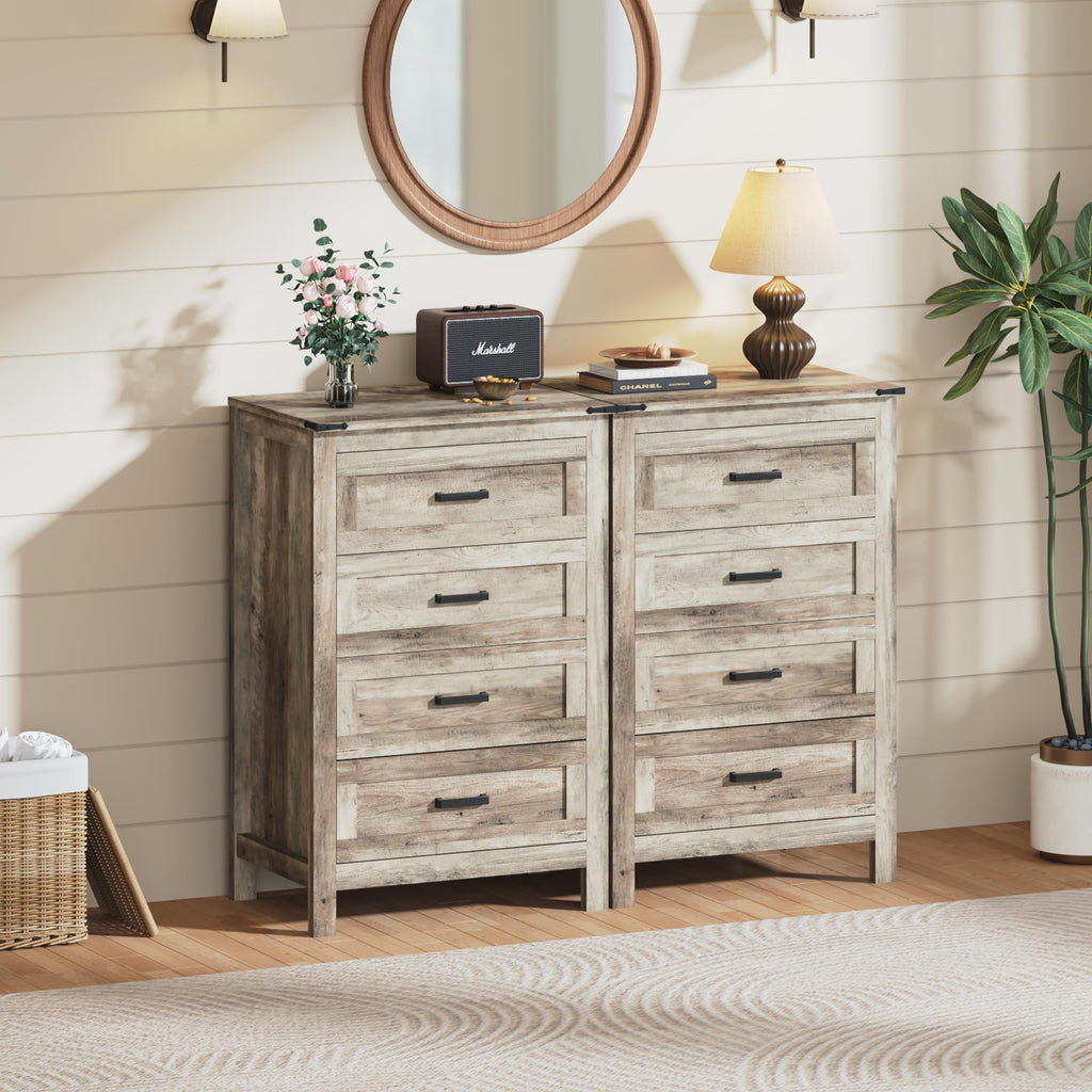 EazeHome Wooden Dresser for Bedroom