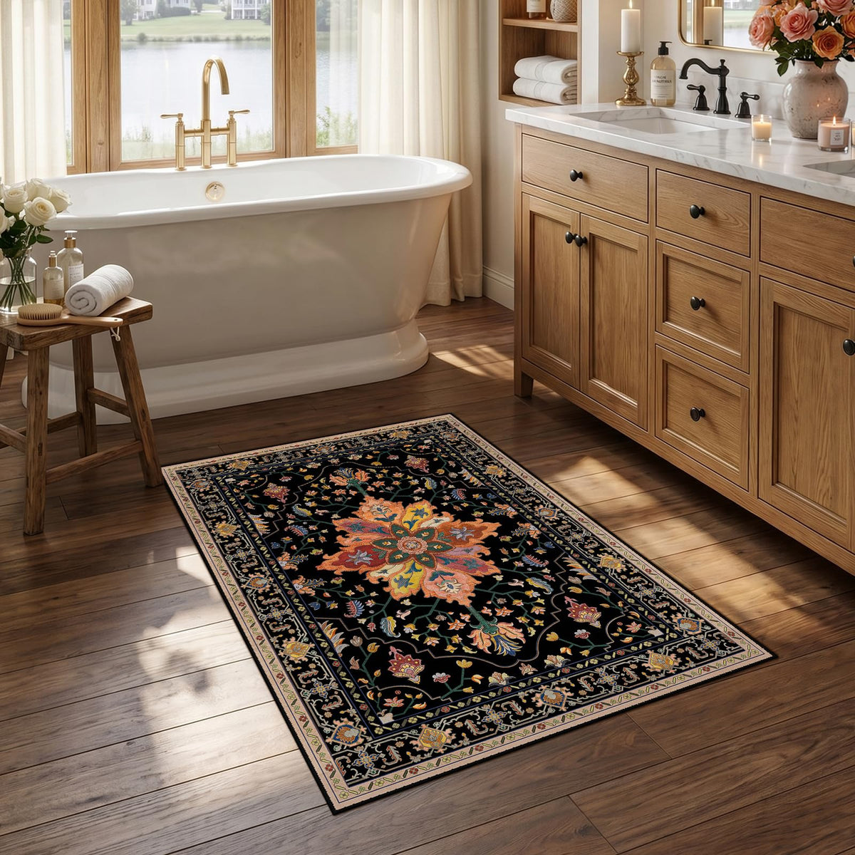RELEANY Washable Area Rug