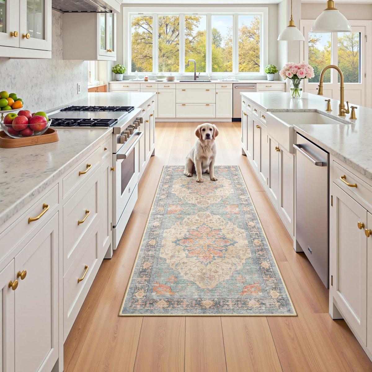 RELEANY Washable Area Rug