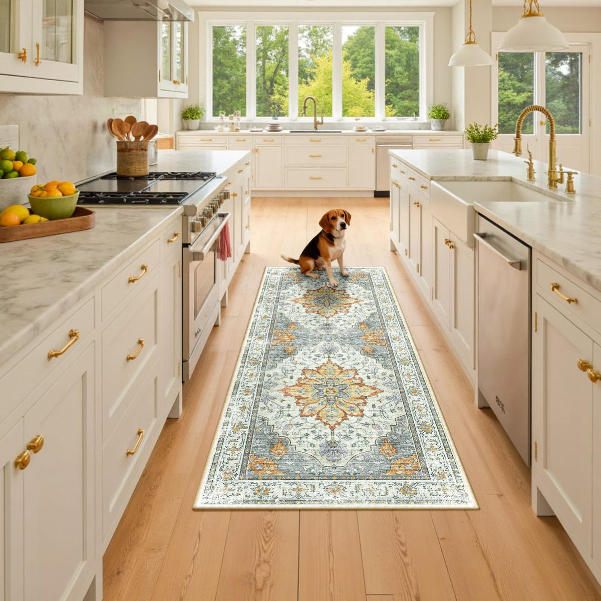 RELEANY Washable Area Rug