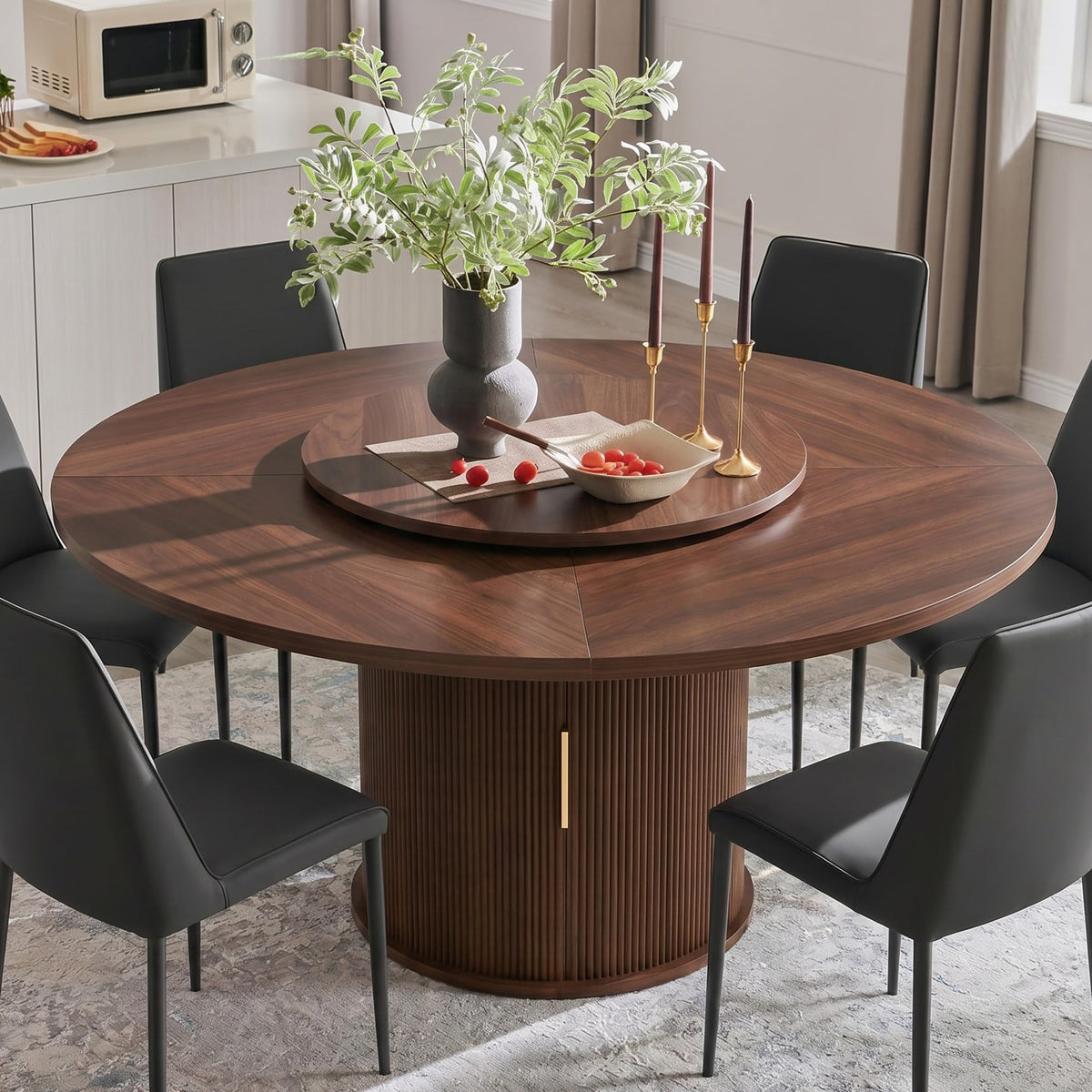Andehomy Round Dining Table-W1162