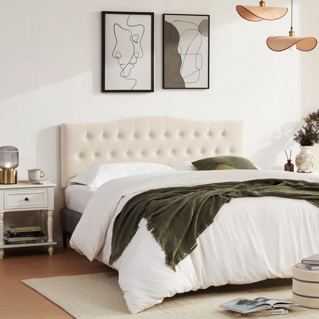 Huatean Home Upholstered Queen Headboard Only