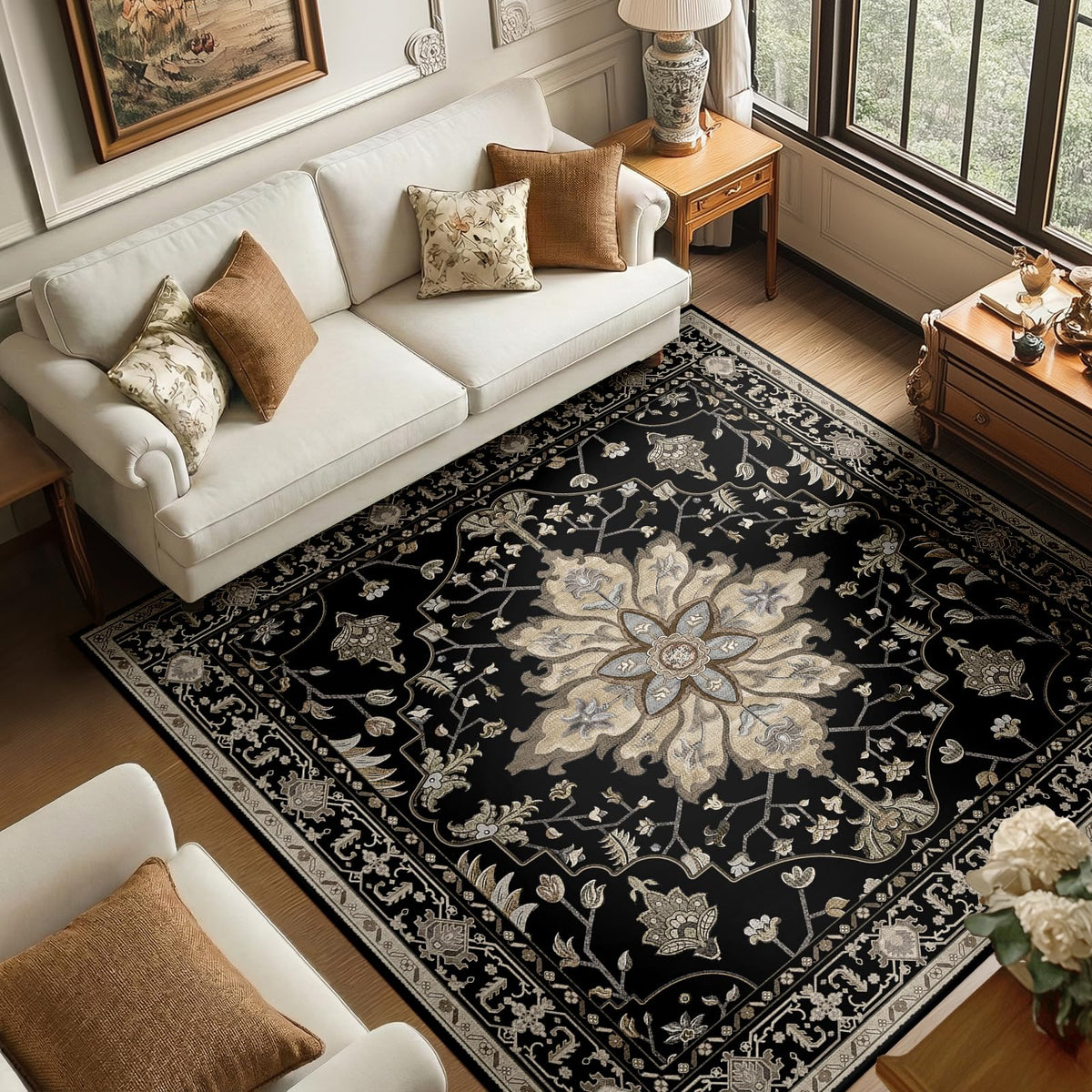 RELEANY Washable Area Rug
