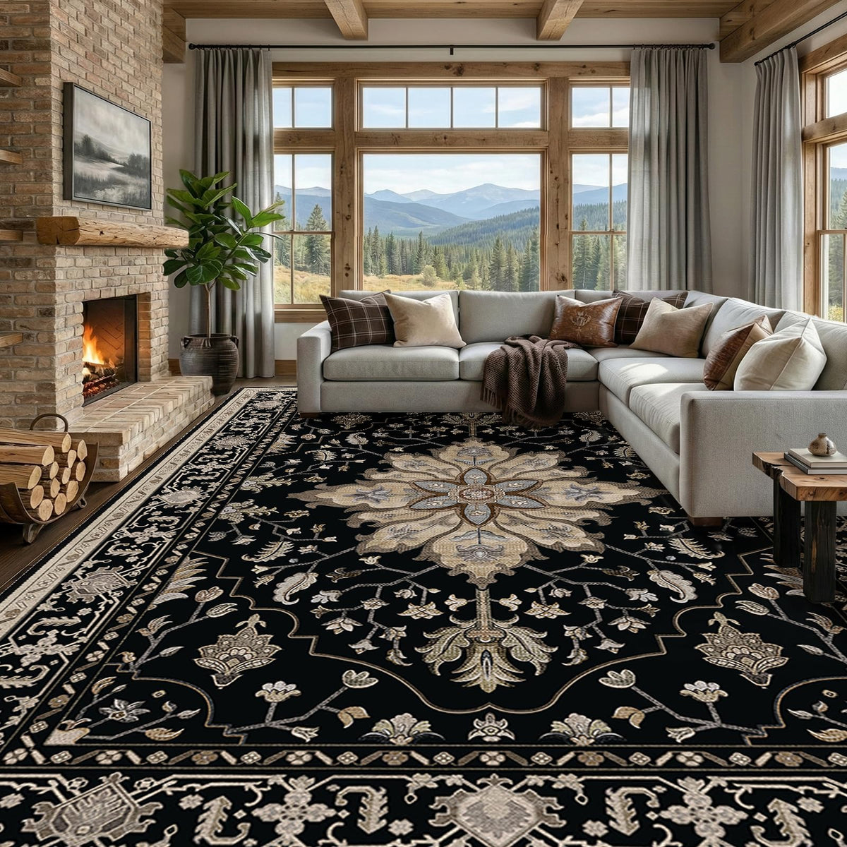 RELEANY Washable Area Rug