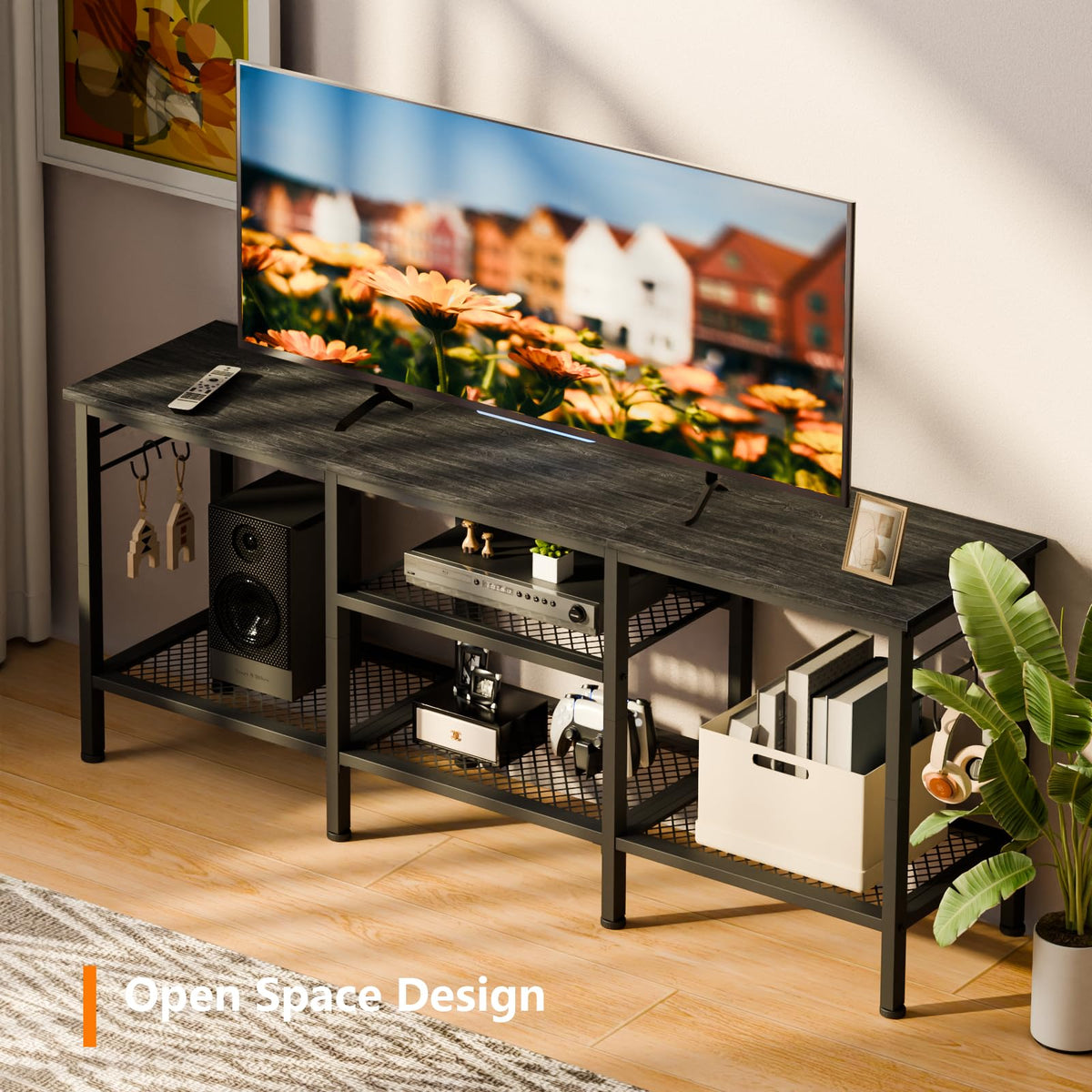Furologee TV Stand for TVs up to 55 Inch