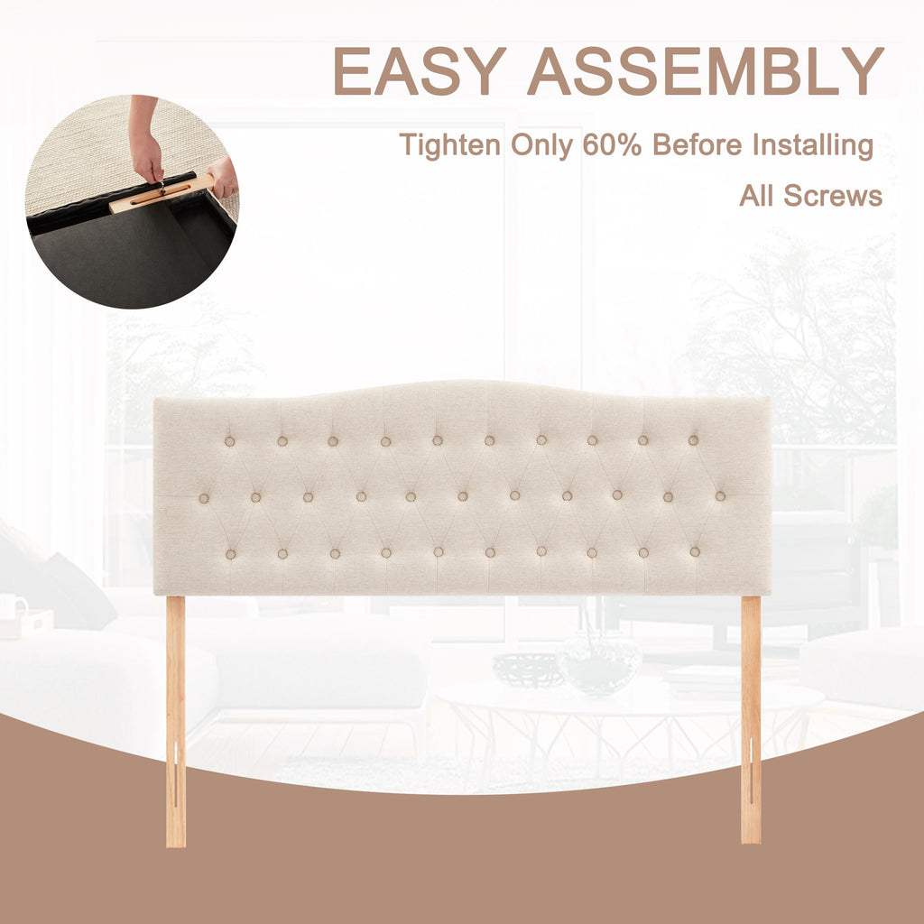 Huatean Home Upholstered Queen Headboard Only