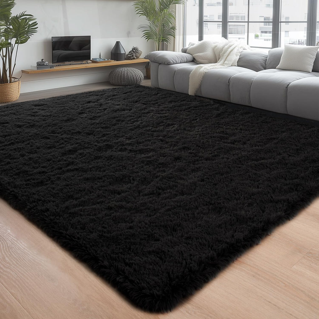 Chicrug Soft Runner Rug for Bedroom Living Room Plush Fluffy Rug 2x10