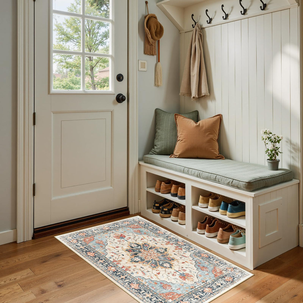 RELEANY Washable Area Rug