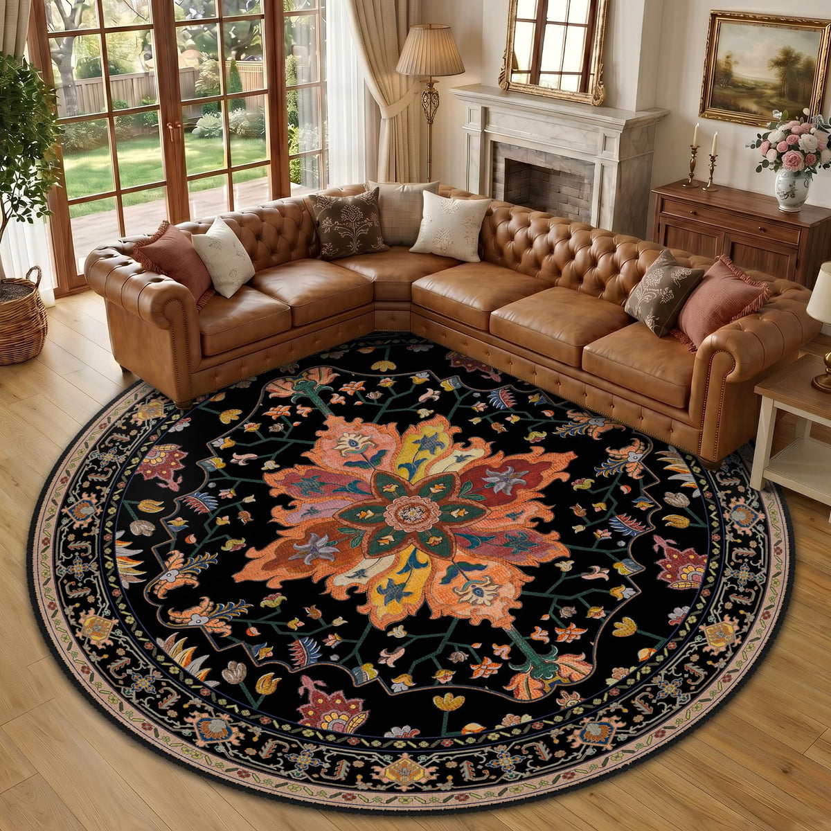 RELEANY Washable Area Rug