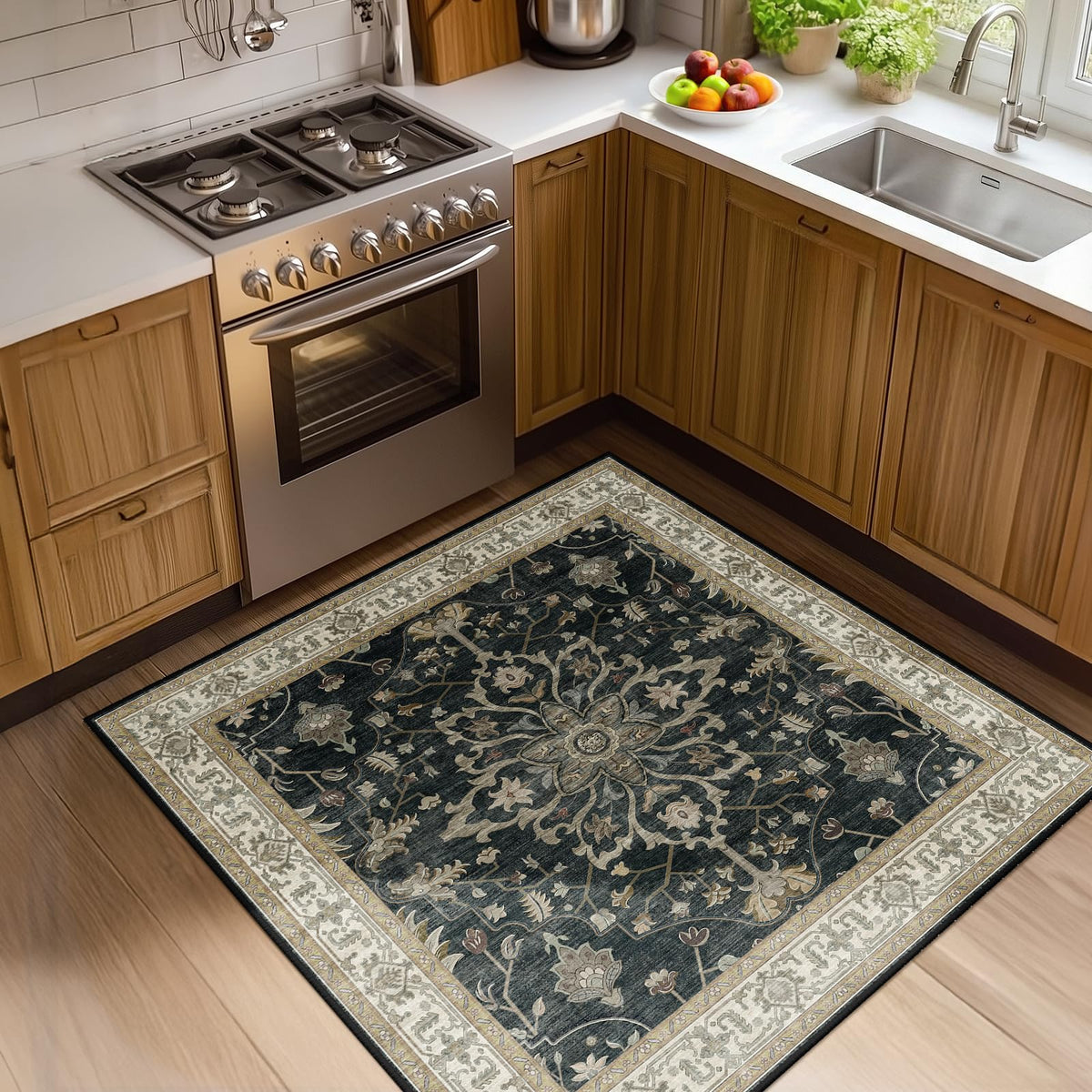 RELEANY Washable Area Rug