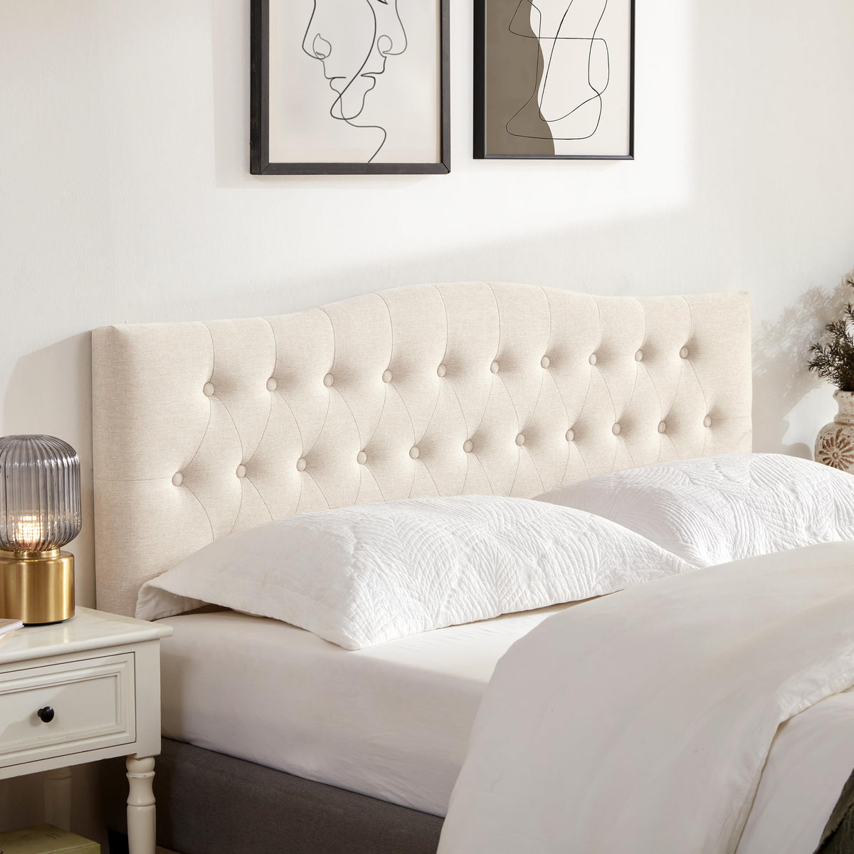Huatean Home Upholstered Queen Headboard Only