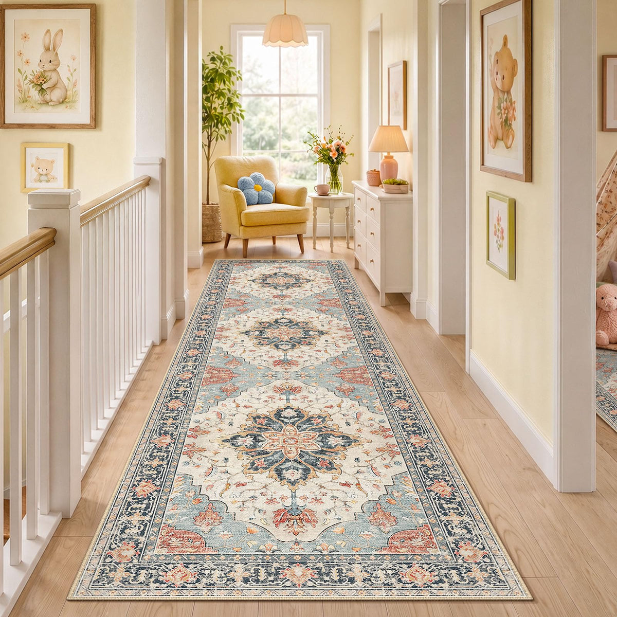 RELEANY Washable Area Rug