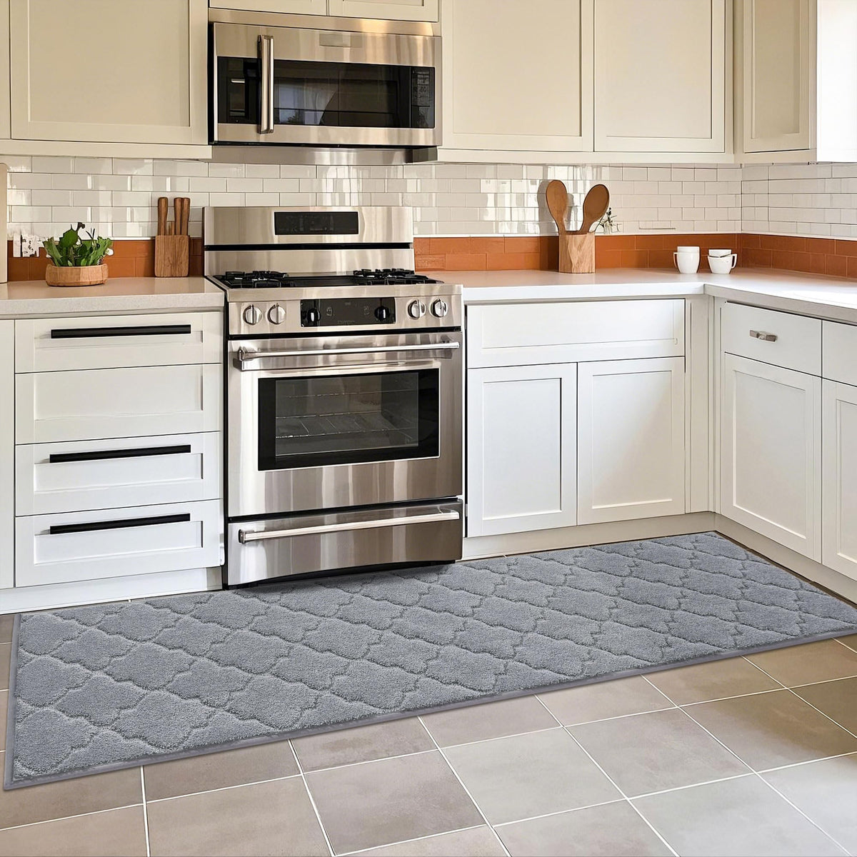 COSY HOMEER Absorbent Non-Skid Kitchen Runner Mat