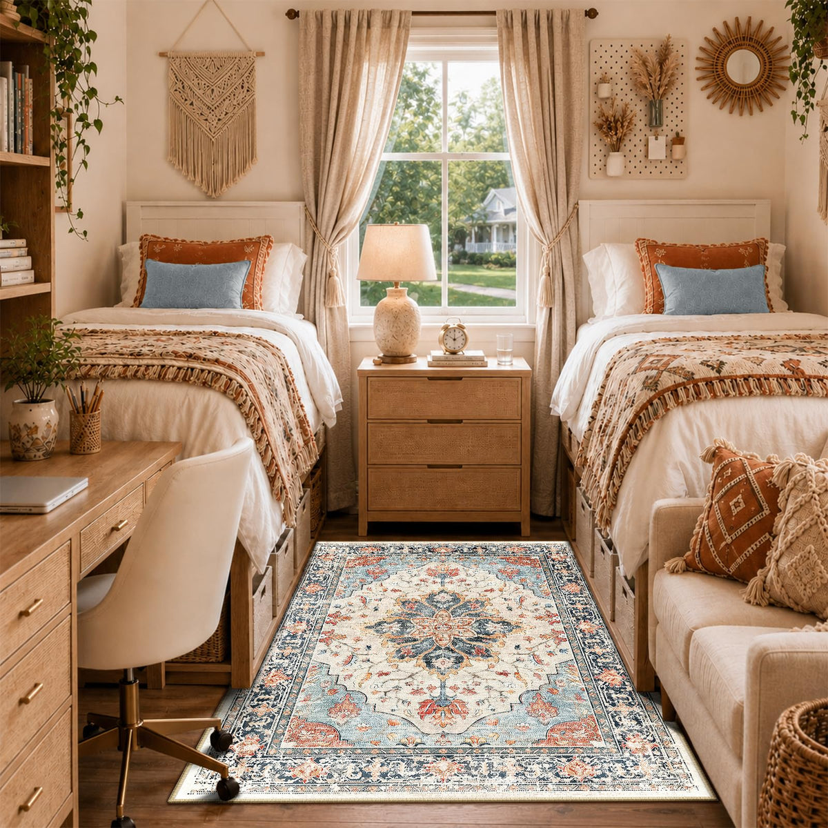 RELEANY Washable Area Rug