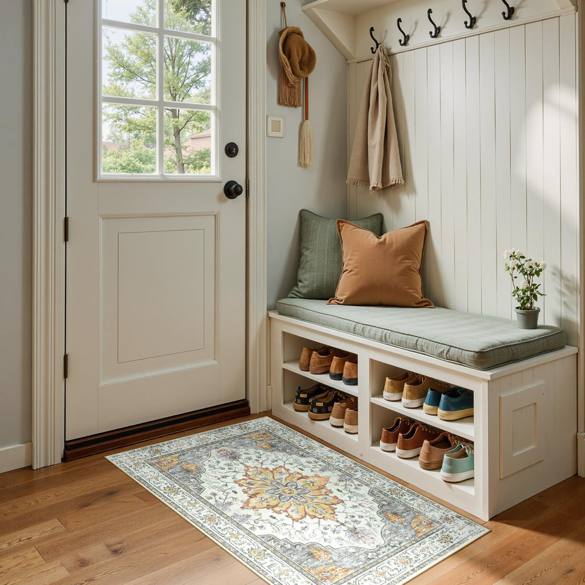RELEANY Washable Area Rug