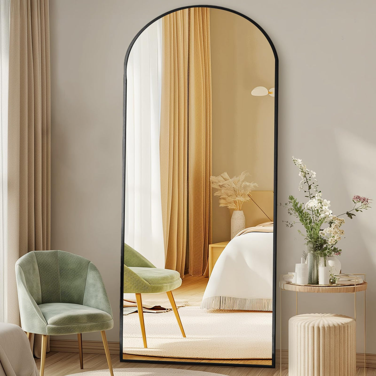 DUMOS Mirror Full Length Floor, Full Body Standing Mirror