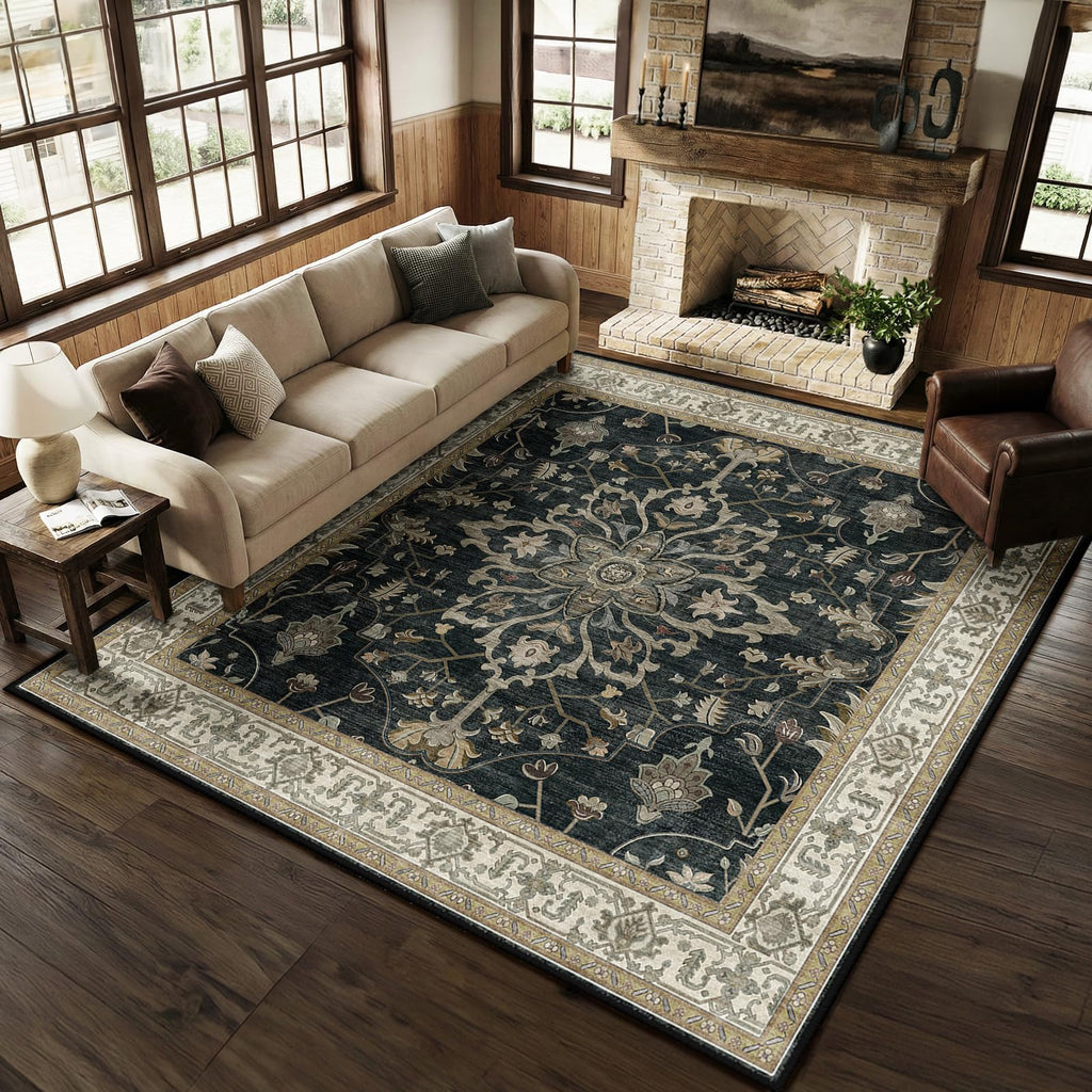 RELEANY Washable Area Rug