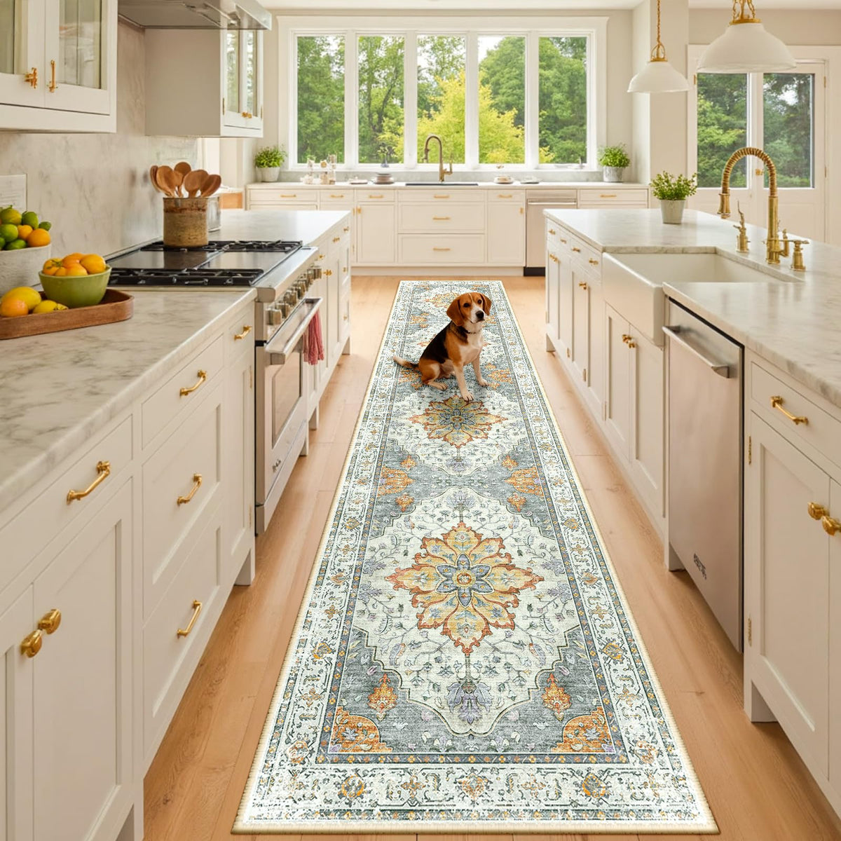 RELEANY Washable Area Rug