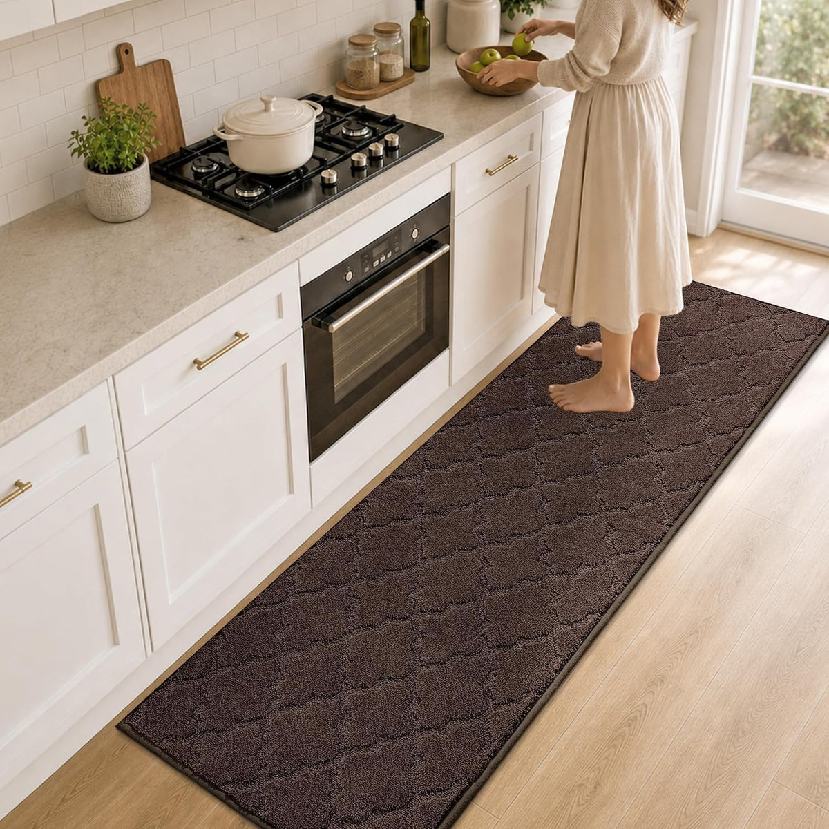 COSY HOMEER Absorbent Non-Skid Kitchen Runner Mat
