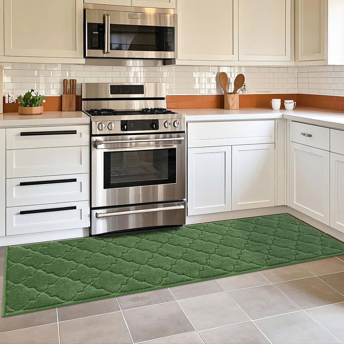 COSY HOMEER Absorbent Non-Skid Kitchen Runner Mat
