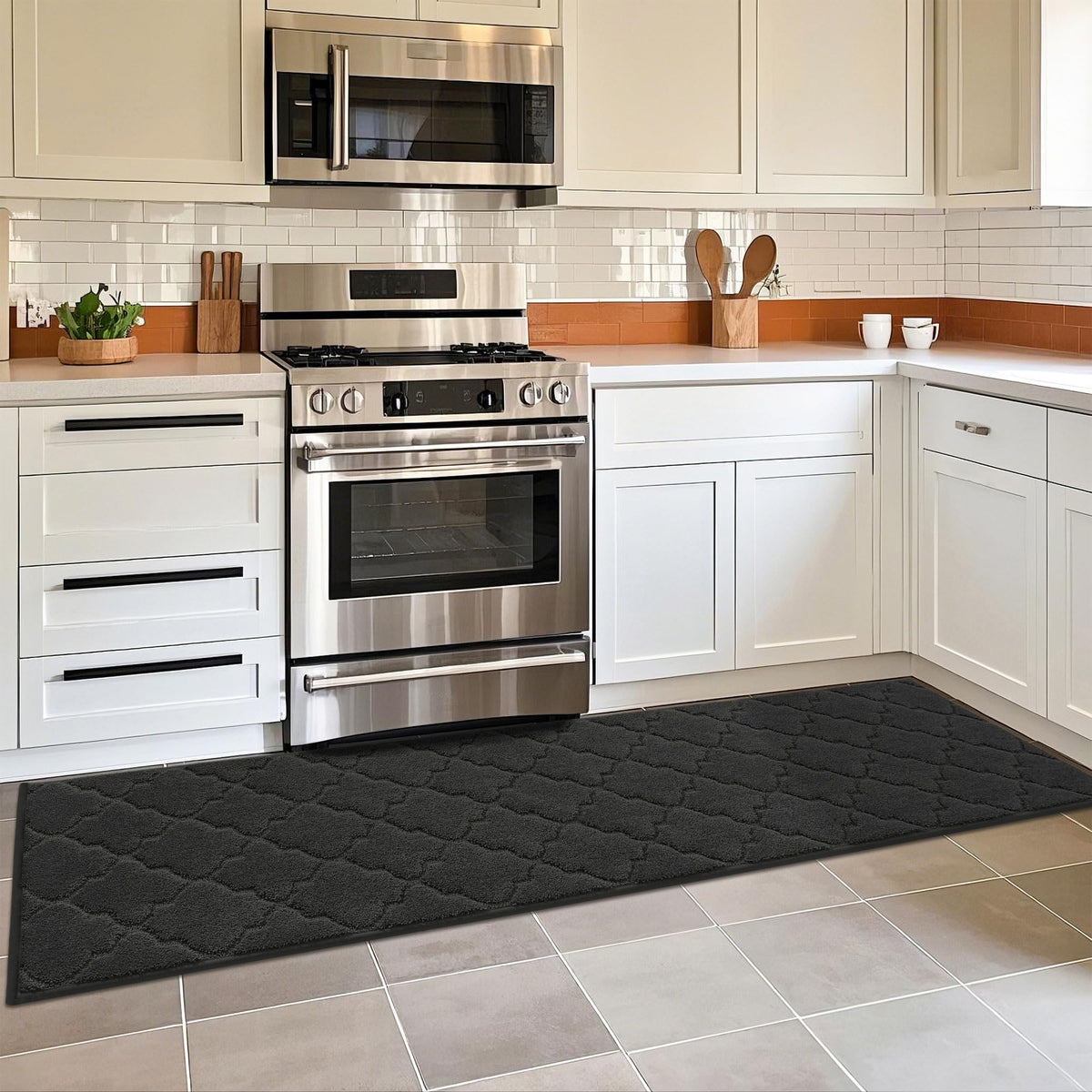 COSY HOMEER Absorbent Non-Skid Kitchen Runner Mat