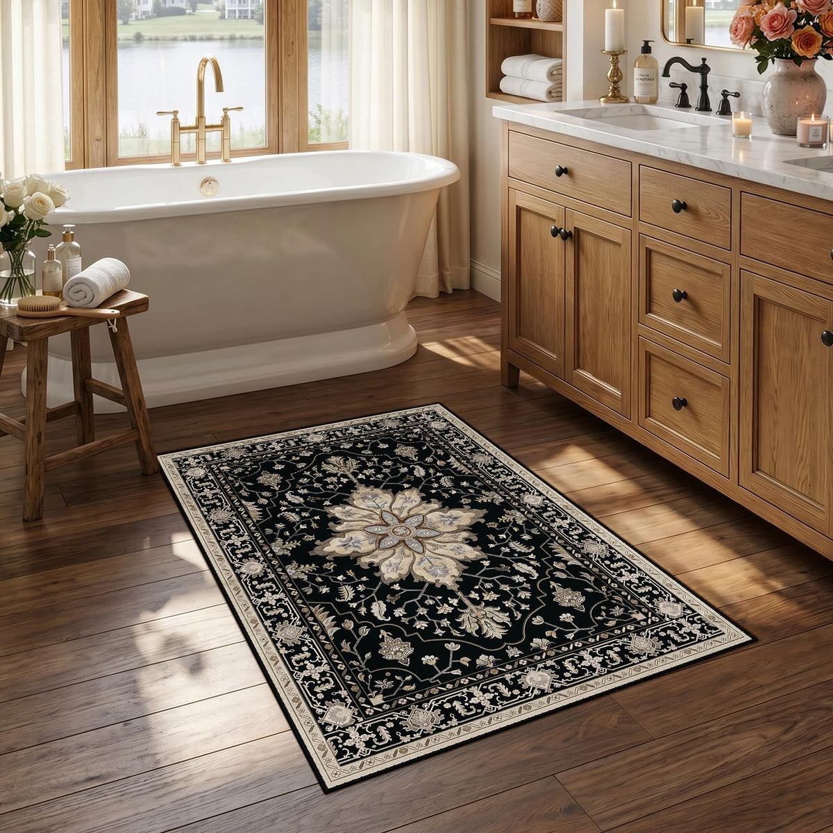 RELEANY Washable Area Rug