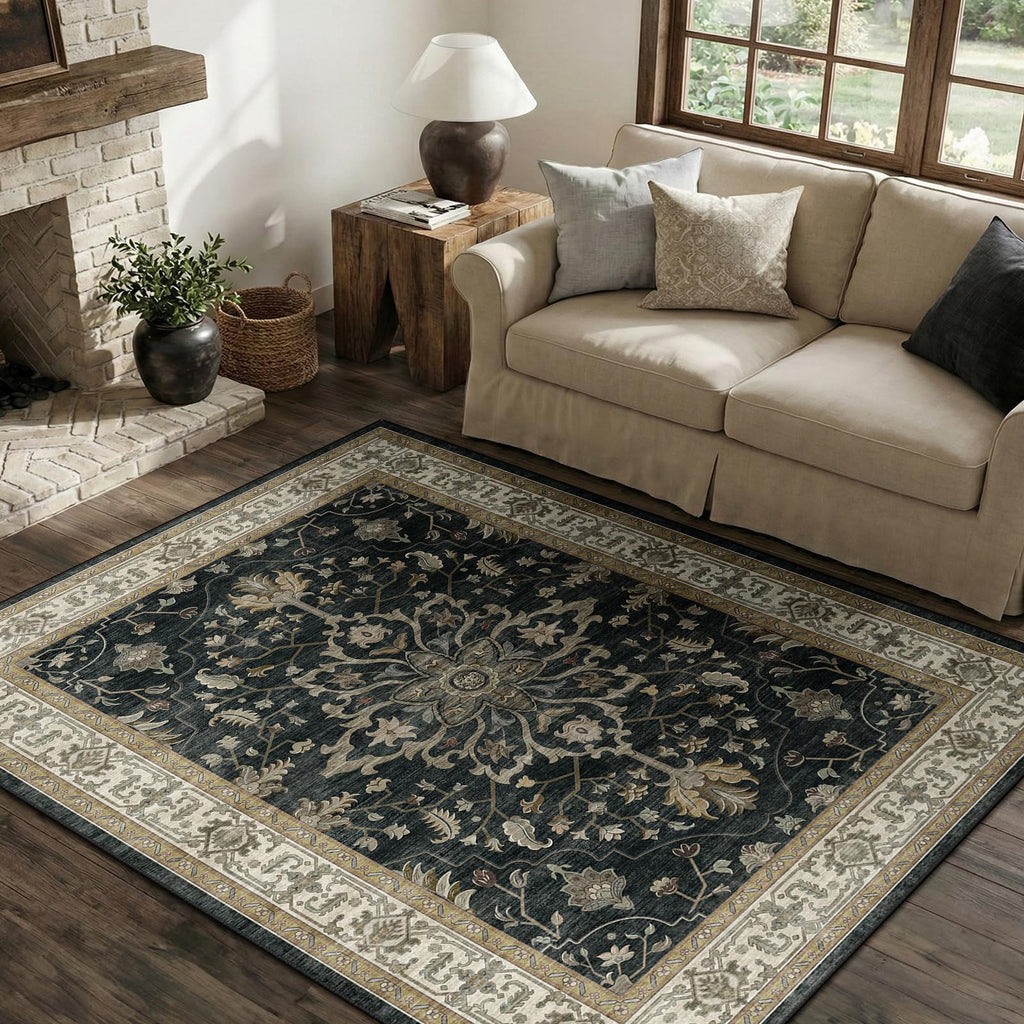 RELEANY Washable Area Rug