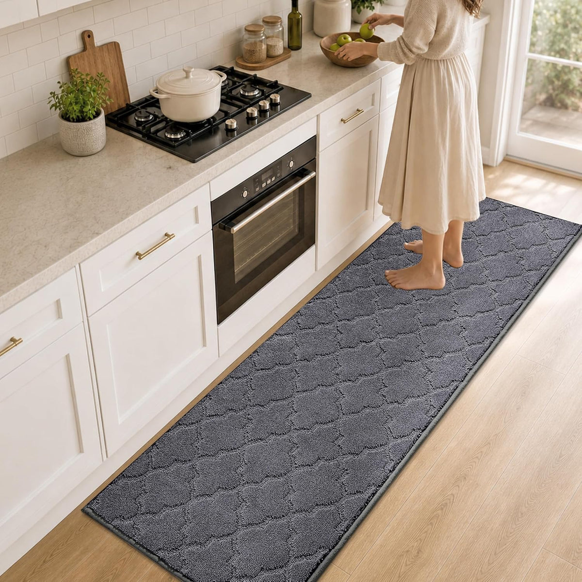COSY HOMEER Absorbent Non-Skid Kitchen Runner Mat
