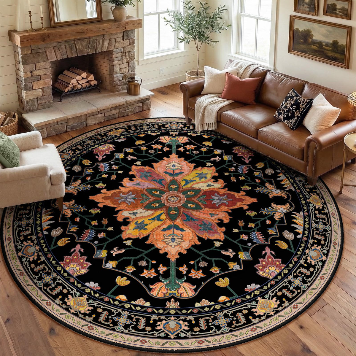RELEANY Washable Area Rug