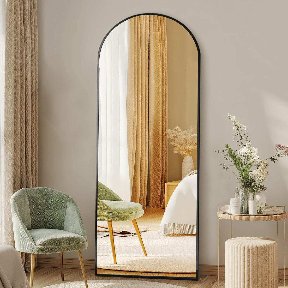 DUMOS Mirror Full Length Floor, Full Body Standing Mirror