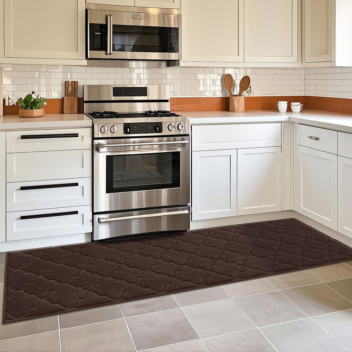 COSY HOMEER Absorbent Non-Skid Kitchen Runner Mat