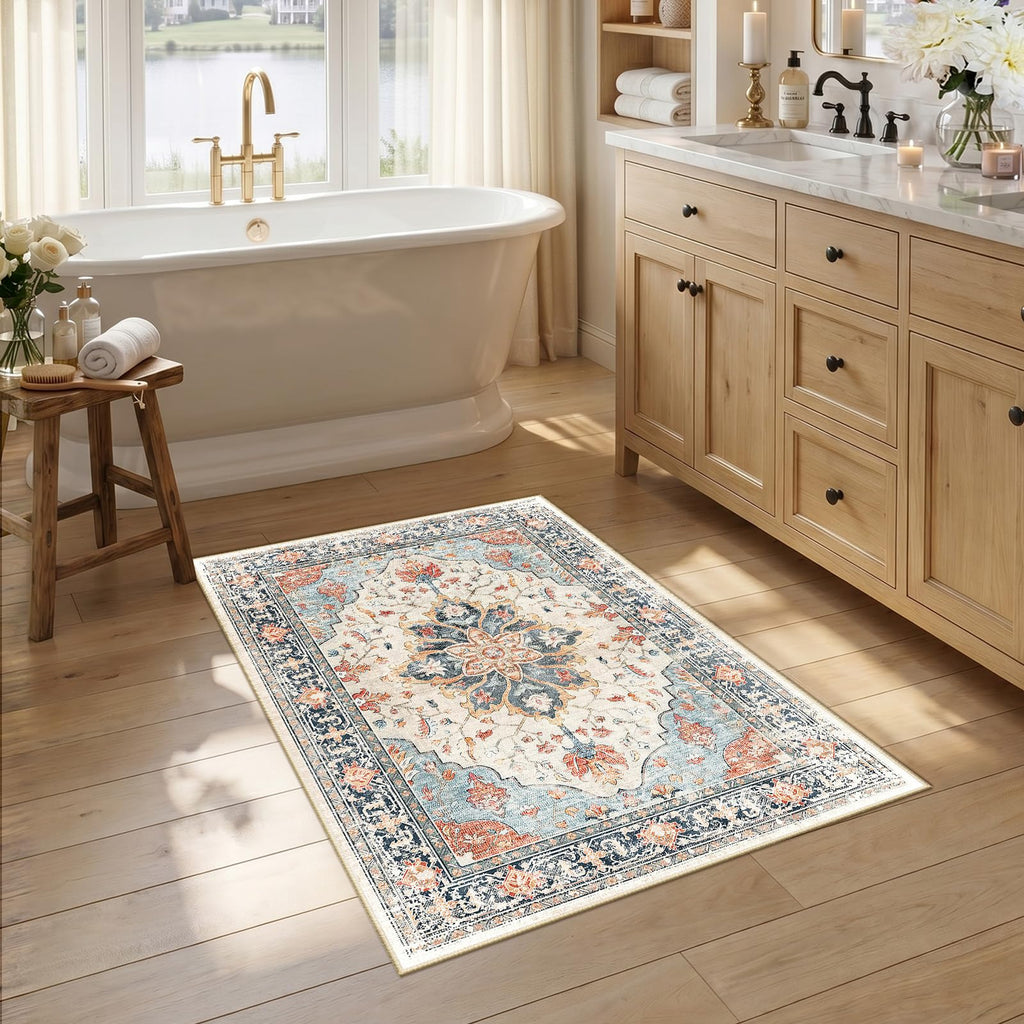 RELEANY Washable Area Rug
