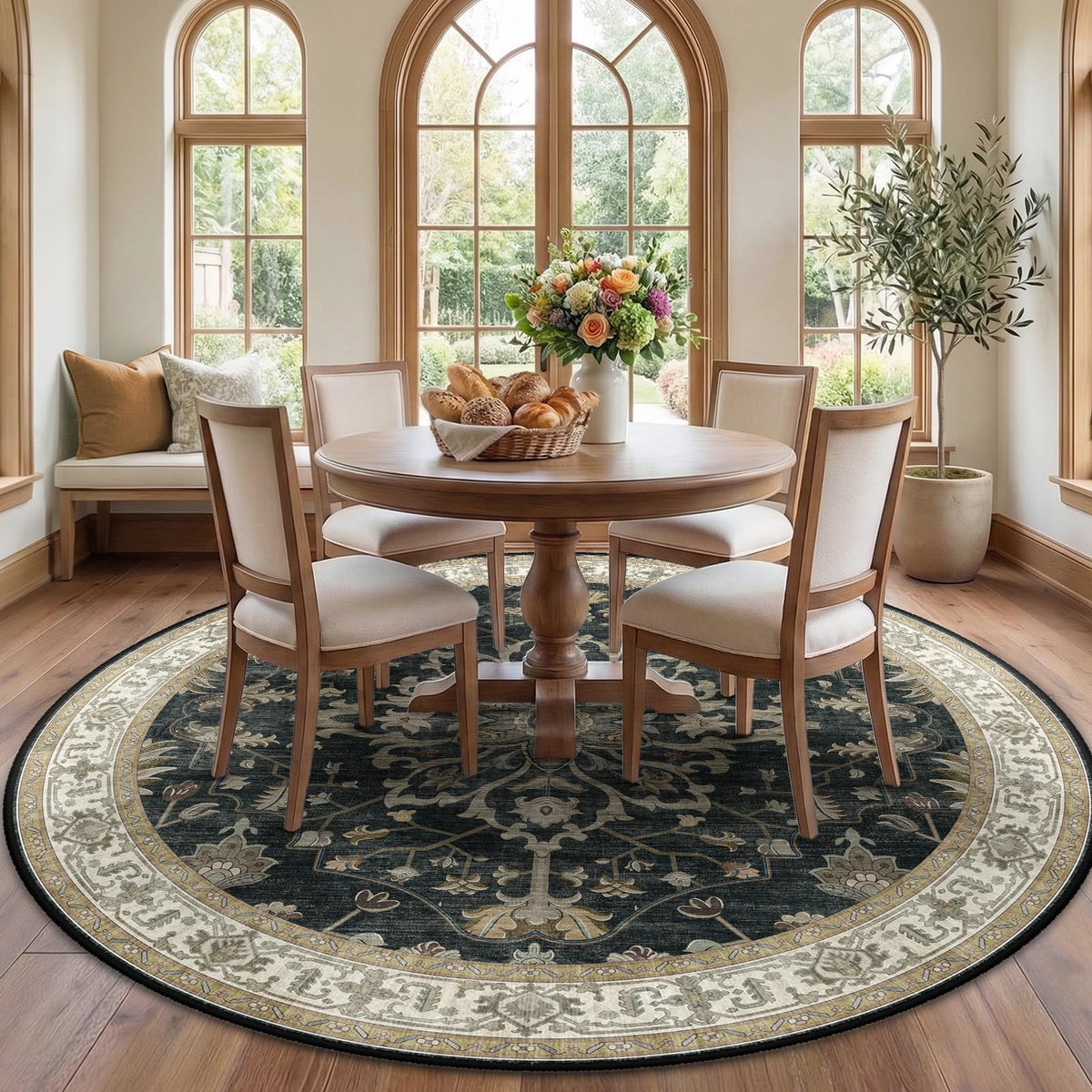 RELEANY Washable Area Rug