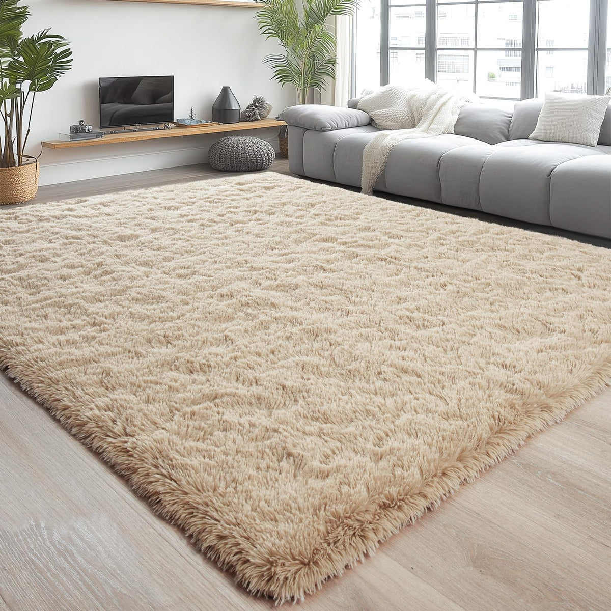 Chicrug Soft Runner Rug for Bedroom Living Room Plush Fluffy Rug 2x10
