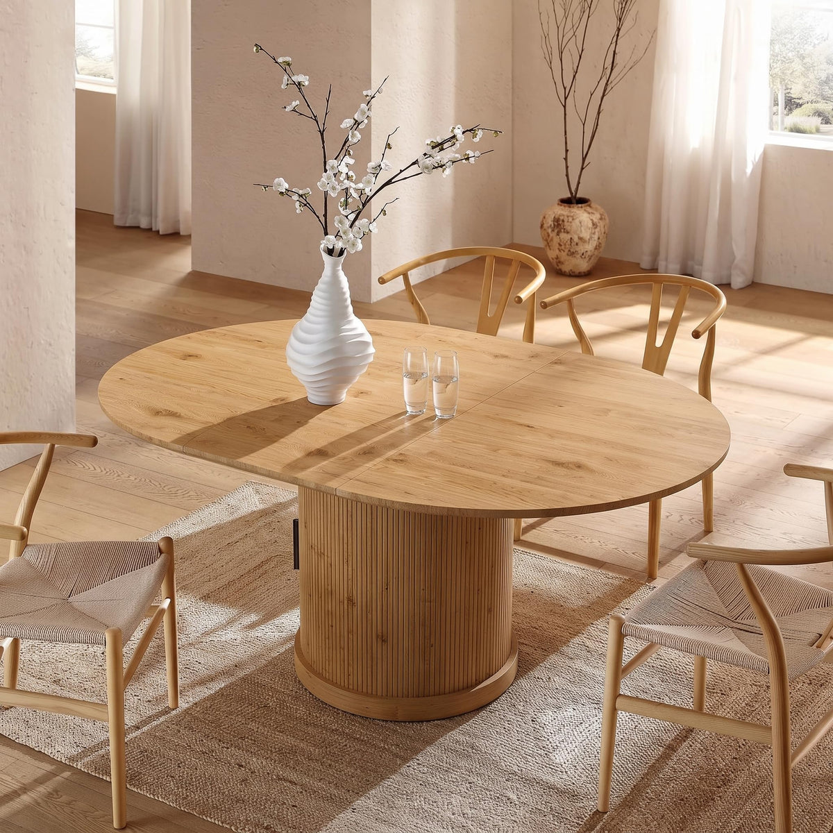 Andehomy Round Dining Table-W1162