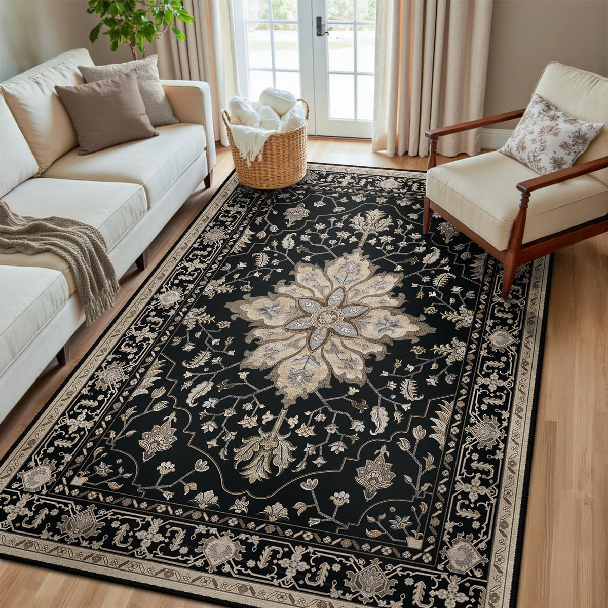 RELEANY Washable Area Rug