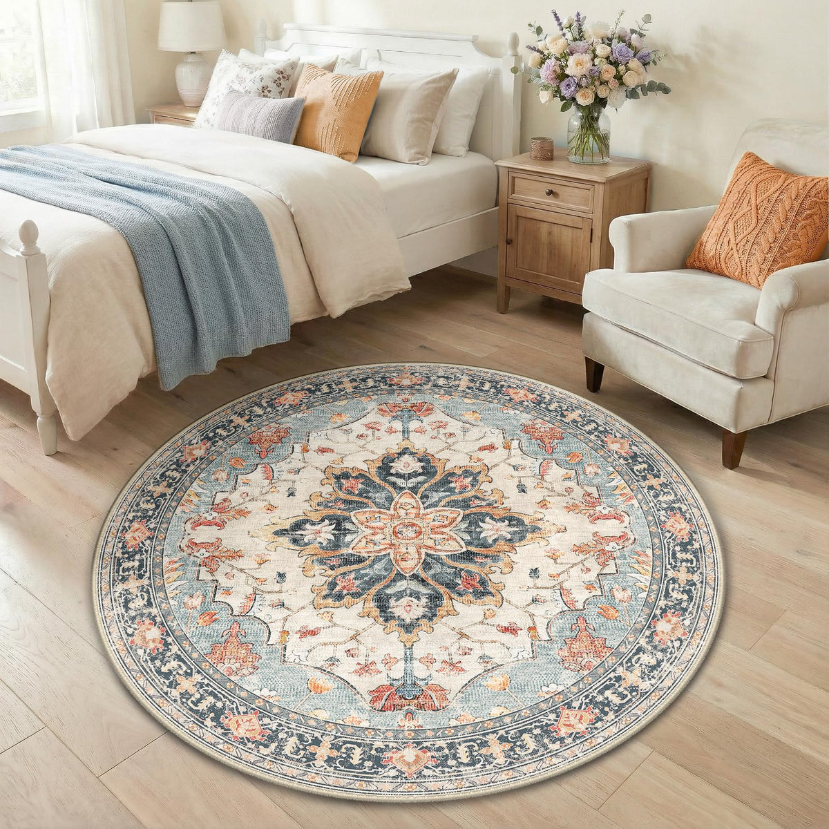 RELEANY Washable Area Rug