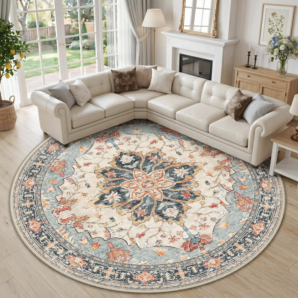 RELEANY Washable Area Rug