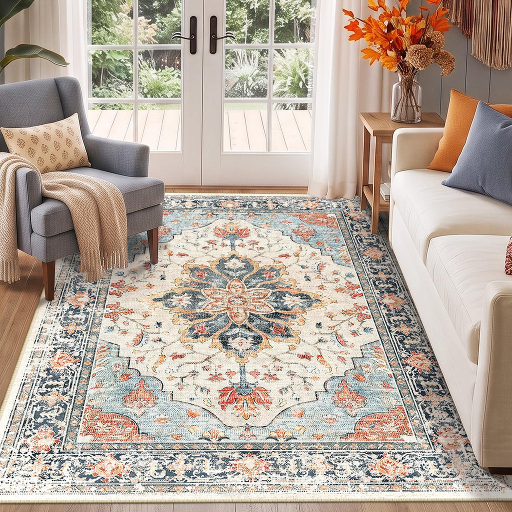 RELEANY Washable Area Rug