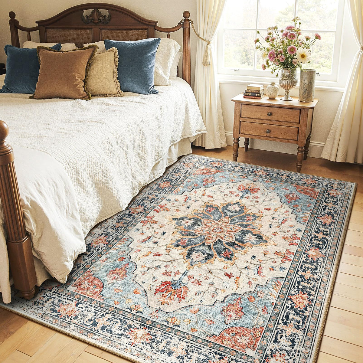 RELEANY Washable Area Rug