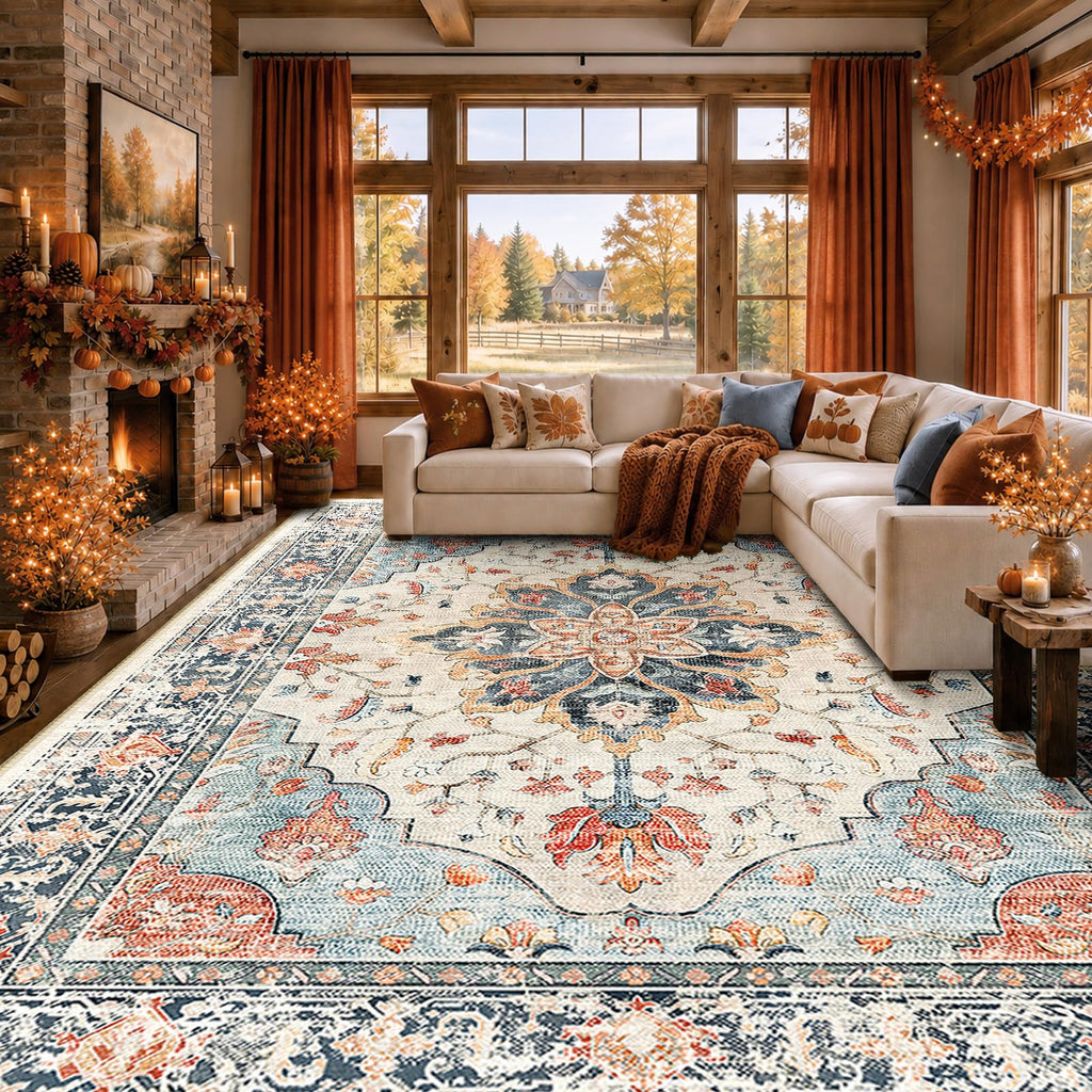 RELEANY Washable Area Rug