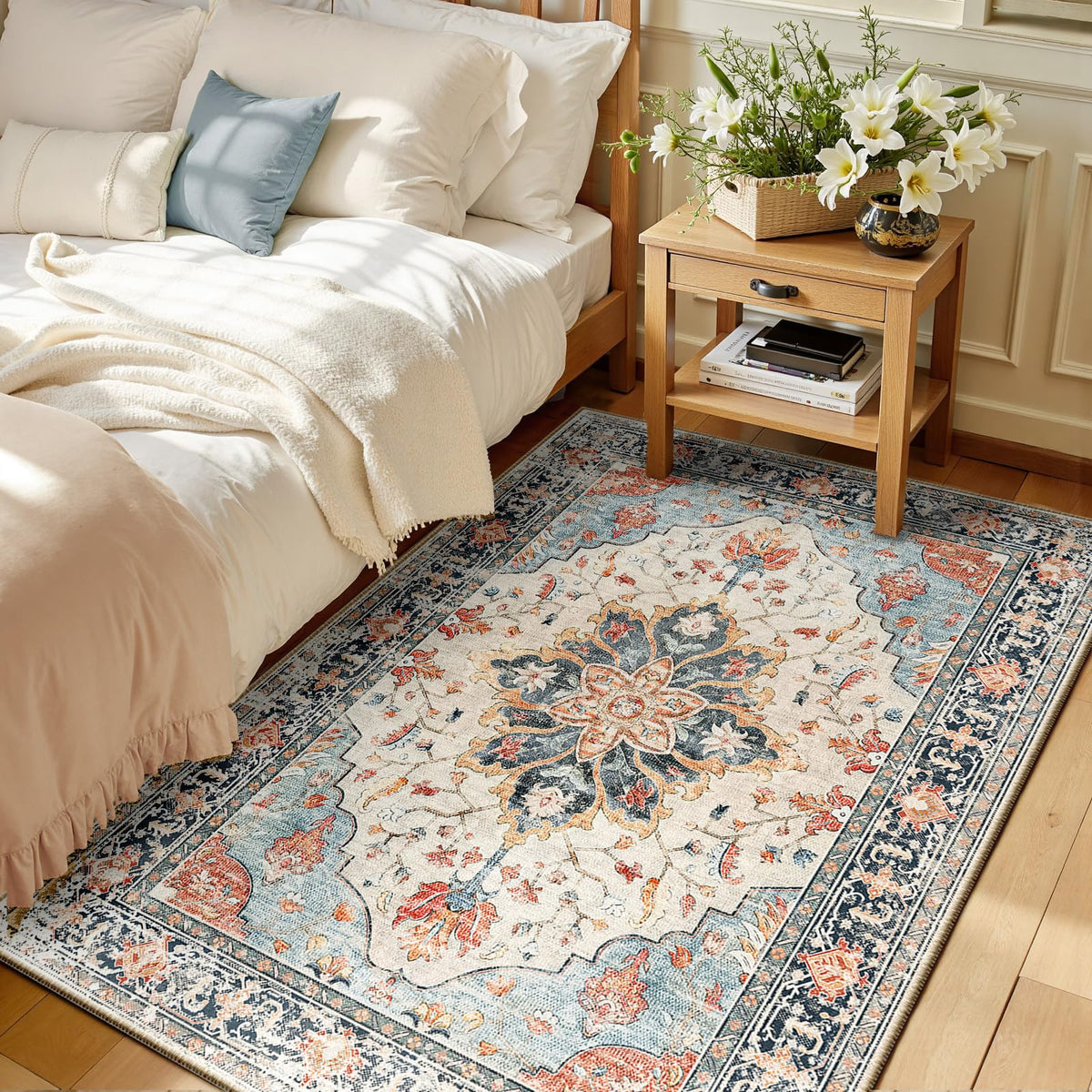 RELEANY Washable Area Rug