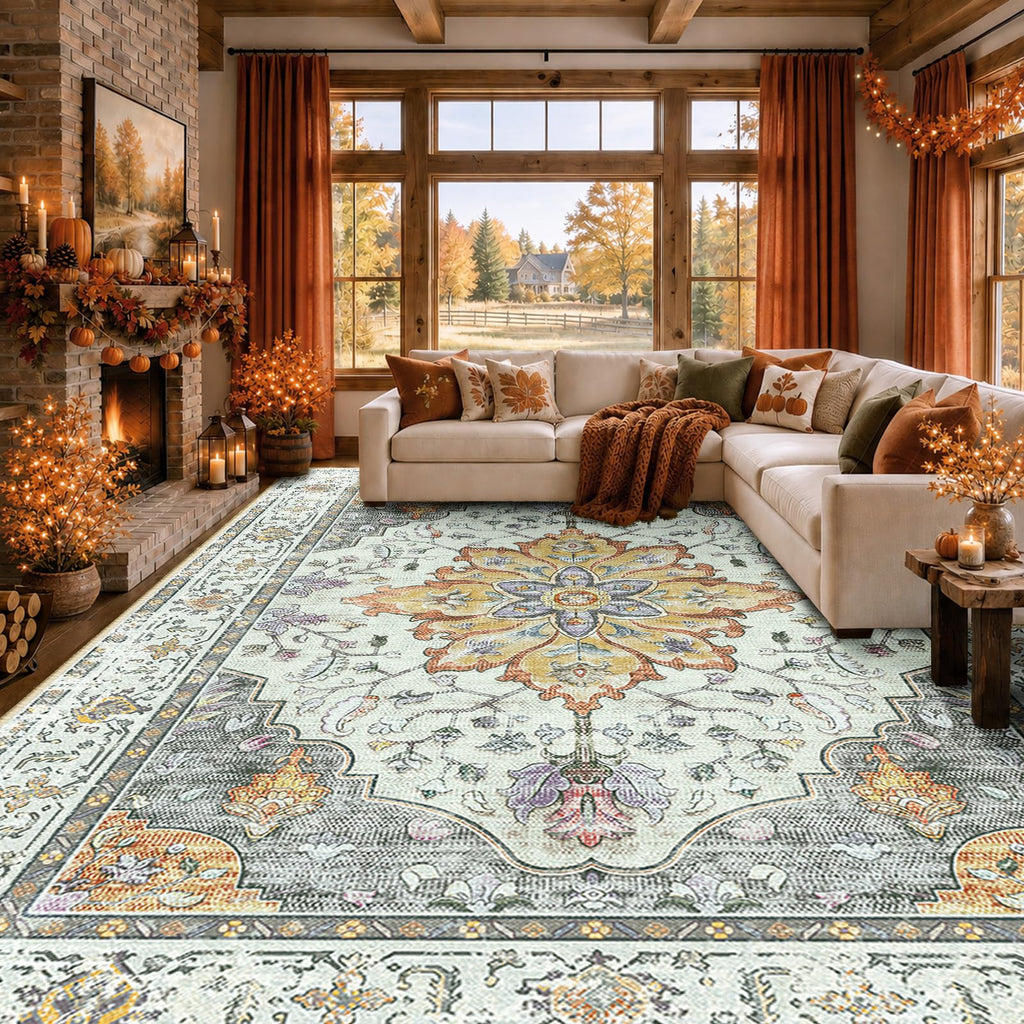 RELEANY Washable Area Rug